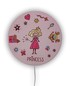 Preview: Niermann Prinzessin Wandleuchte E14 Weiß,Rosa Made in Germany