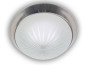 Preview: Niermann E27 Deckenleuchte Schliffglas satiniert, Nickel matt, 35cm, Made in Germany