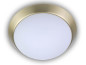 Preview: Niermann LED 18W Deckenleuchte Opal matt Glas, Messing matt, 50cm, HF Sensor, warmweiss, Made in Germany