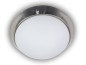 Preview: Niermann LED 18W Deckenleuchte Opal matt Glas, Nickel matt, 50cm, HF Sensor, warmweiss, Made in Germany
