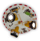 Preview: Niermann Baustelle Deckenleuchte 3fach GU10 Multicolor, Bunt Made in Germany