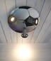 Preview: Niermann Fußball Deckenleuchte 3fach GU10 Grau-Schwarz Made in Germany