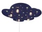 Preview: Niermann Wolke LED Deckenleuchte 5fach E14 Blau Made in Germany