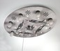 Preview: Niermann Gothic LED Deckenleuchte 5fach E14 Multicolor, Bunt Made in Germany