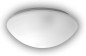 Preview: Niermann E14 Nurglasleuchte satiniert Klarrand, 20cm, Made in EU