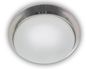 Preview: Niermann LED 10W Deckenleuchte satiniert Glas Klarrand, Nickel matt, 30cm, warmweiss, Made in Germany