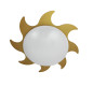 Preview: Niermann Sonne Deckenleuchte E27 Gold Made in Germany