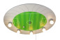 Preview: Niermann Fußballstadion LED Deckenleuchte 5fach E14 Grün, Silber Made in Germany