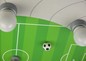Preview: Niermann Fußballstadion LED Deckenleuchte 5fach E14 Grün, Silber Made in Germany