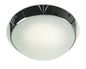 Preview: Niermann LED 14W Deckenleuchte satiniert Glas Klarrand, Chrom, 40cm, warmweiss, Made in Germany