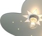 Preview: Niermann Wolke, Titan LED Deckenleuchte 5fach E14 Silber Made in Germany
