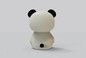 Preview: Mega Light Eggy & Friends LED Nachtlicht Warmweiss dimmbar Paddy Pandy 3W Weiß