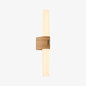 Preview: Nordlux 2015311004 HELVA Double Basic LED Wandleuchte 9W Warmweiss Holzfolie IP44