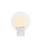 Preview: Nordlux 2015391020 HESTER LED Wandleuchte 9,5W Dimmbar Warmweiss Marmor IP44