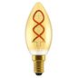 Preview: Nordlux LED Kerze Filament Deco Spiral E14 dimmbar 2,5W 2000K extra-warmweiss Gold 2080101458