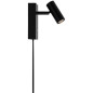Preview: Nordlux Omari LED Wandleuchte schwenkbar 3,2W Schwarz warmweiss