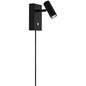 Preview: Nordlux Omari LED Wandleuchte schwenkbar 3,2W Schwarz warmweiss