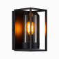 Preview: Nordlux Griffin Wandleuchte E27 IP44 Rauchfarben 2218131047