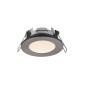 Preview: Nordlux 2310016055 LEONIS 1-Kit LED Einbaustrahler 4,5W Warmweiss Nickel IP65