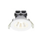 Preview: Nordlux 2310036001 FREMONT 3-Kit LED Einbaustrahler 4,5W Dimmbar Warmweiss Weiss IP65
