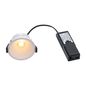 Preview: Nordlux Albric LED Einbauleuchte dimmbar IP44 Weiss warmweiss 2310340001