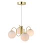 Preview: Nordlux Franca Glas-Pendelleuchte 4xE14 Messing Pendellampe 2312543035