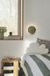 Preview: Nordlux Konchi Wandleuchte E14 drehbar Grün Muschel-Design 2312901023