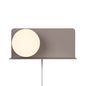 Preview: Nordlux Lilibeth Wandleuchte E14 Braun Kinderzimmer-Lampe mit Ablage 2312931018
