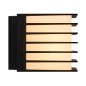 Preview: Nordlux Fluctus 13 Wandleuchte E27 IP44 Schwarz 2318211003