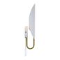 Preview: Nordlux Spargo Wandleuchte E27 Weiss/Messing 2320361001