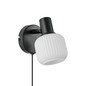 Preview: Nordlux MILFORD Mini Wandleuchte E14 Schwarz 2412631003