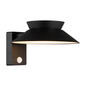 Preview: Nordlux JUSTINA Solar LED Aussen-Wandleuchte Warmweiss 5W Schwarz IP44 2418071003