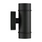 Preview: Nordlux 2418151003 ARTILUS Double GU10 Wandleuchte Dimmbar Schwarz IP54