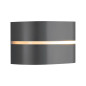 Preview: Nordlux Sibelis Wandleuchte E27 IP44 Anthrazit 2418311050