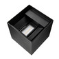 Preview: Nordlux MILDA Kubi LED Aussen-Wandleuchte Warmweiss 4,9W Schwarz IP44 2418331003