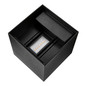 Preview: Nordlux MILDA Kubi LED Aussen-Wandleuchte Warmweiss 4,9W Schwarz IP44 2418331003