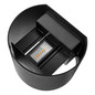 Preview: Nordlux MILDA LED Aussen-Wandleuchte Warmweiss 4,9W Schwarz IP44 2418351003