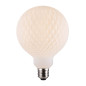 Preview: Nordlux 2480102701 DecoE27 G125 Harlekin LED E27 Leuchtmittel 3,9W Warmweiss Opal weiss