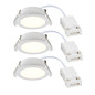 Preview: Nordlux 2510400101 Olea 3-Kit LED Einbaustrahler 4,4W Warmweiss Weiss IP65