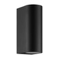 Preview: Nordlux 2518021003 Dion Double GU10 Wandleuchte Dimmbar Schwarz IP44