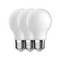 Preview: Nordlux 3er-Set LED Lampe E27 6,8W 2700K warmweiss Weiss 5181021323