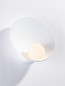Preview: Nova Luce Wandleuchte Minim G9 Weiß Opal Stahl Glas Ø23cm 9006090