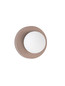 Preview: Nova Luce Wandleuchte Orbique G9 Mokka Opal Glas Keramik Ø22cm 9009210