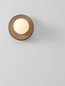 Preview: Nova Luce Wandleuchte Orbique G9 Mokka Opal Glas Keramik Ø16cm 9009214