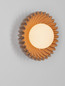 Preview: Nova Luce Wandleuchte Petel G9 Karamell Opal Glas Keramik Ø23,5cm 9009220