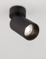Preview: Nova Luce TOD Deckenleuchte GU10 Schwarz 13x5,7cm dimmbar 9011312