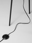 Preview: Nova Luce LED Stehleuchte Kitro 12W warmweiss 3000K Schwarz Gold Metall 151cm 9011320