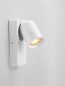 Preview: Nova Luce Wandleuchte Cosmina schwenkbar GU10 Weiß Aluminium Ø11cm 9011339