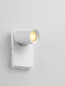 Preview: Nova Luce Wandleuchte Cosmina schwenkbar GU10 Weiß Aluminium Ø11cm 9011339