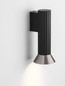 Preview: Nova Luce Wandleuchte Luvia GU10 Bronze Schwarz Aluminium Ø10cm 9011445